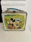 2 Vintage Aladdin Disney Metal Lunchboxes Mickey Mouse Club   Walt Disney World
