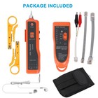 Ethernet Network Toner Cable Tester Rj11 Rj45 Lan Tracker Wire Finder Orange