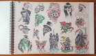 Dennis Cockell 32 Page Tattoo Flash Book Vintage Traditional Japanese Style  2