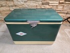 Vintage Coleman Snow-lite Cooler Green Model 5215a700 In Original Box 22x16x14 