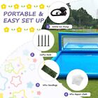 33ft Inflatable Volleyball Court Outdoor Ball Pool Beach Net For Sports Game Us