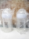 2 Pack Philips Avent Plastic Natural Baby Bottles Anti-colic 9oz Newest Version