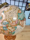 Vtg Replogle 12  Diameter Globe World Classic Series Rotating Wooden Base 16b2t