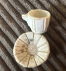 Lot Of 10 Vintage Misc Miniature Tea Set Items - 9 Porcelain  1 Tin