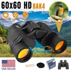 60x60 Binoculars With Day Night Vision Bak-4 Optics Fmc Lens Waterproof   Case
