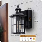 Edishine Modern Exterior Led Wall Light Sconce Outdoor Lights  Dusk To Dawn
