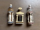 3 Vintage Ouzounis Ouzo Greek Souvenir Bottles Maidens Amphora Greece