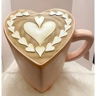 Martha Stewart Valentine s Day Heart Coffee Latte Food Stool Home Goods