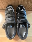 Black And Silver Camouflage Mtb Cycling Shoes mountain Bike Shoes Size 45