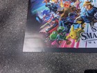 Huge Gamestop 2018 Super Smash Bros  Ultimate Poster 53in X 21in Nintendo Promo
