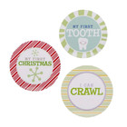 First Year Milestones And Holidays Baby Belly Stickers