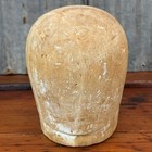Vintage Balsa Wood Hat Mold Millinery 8    Wooden Hatters Form Block Primitive