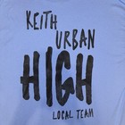 Keith Urban 2025 High And Alive Tour Local Team Tshirt  Xl Blue