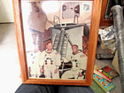 Official Nasa Issued Apollo Photo Caption Sheet  Framed Techn 