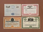 12 Vintage Stock Certificates    Authentic   Mixed Variety  1921 -1 972   set 1 
