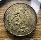 1952 Mexico 25 Centavos - Actual Silver Coin Shown - Free Shipping Inv 624