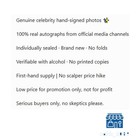 Bts Hand Signed Autographed Photo 5 7