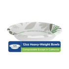 Dixie Ultra Heavyweight Paper Bowls  12 Oz  Green burgundy  125 Count
