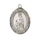 Sterling Silver Saint Bartholomew The Apostle Medal 24  Chain Necklace   Box