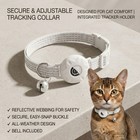 Reflective Cat Collar With Airtag Holder Breakaway Adjustable Bell Kitten