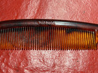 Vintage Wilhold Tortoise Shell Colored Plastic Hair Comb Usa Rat Tail