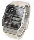 Citizen Ana-digi Temp Jg2101-78e Silver Analog Digital Vintage Men Watch New Box