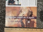 Britney Spears Mtv 2000 Magazine Promo Ad Teen Clipping Poster