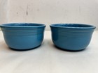 2x Fiesta Peacock Blue Gusto 6 Inch Bowl Homer Laughlin China