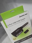 Iogear 2 Port Usb Kvm Switch Control Two Computers Monitor Keyboard Mouse Gcs22u