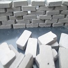 250pcs Brick Building Set Dollhouse Miniature Bricks Mini Bricks Model  grey    