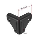 Plastic Box Corner Protectors Edge Guard Protector 78 X 78 X 73mm 4pcs
