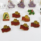X56 Vintage Mcdonalds Christmas Themed Lapel Pins Employee Flair  
