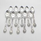 Versailles 10 Teaspoons Set Gorham Sterling Silver 1885 Inscribed