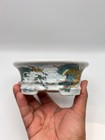 Yixing Dragon Design Glazed Chinese Bonsai Pot