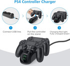 Ps4 Controller Charger  Upgraded Fast-charging Port Docking Station Stand For Ps
