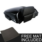 5 5   Razor Trunk Backrest Two Up Mount Rack Fit For Harley Touring 1997-2008