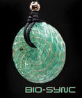 Golden Ratio Torus Vortex Energy Pendant Prehnite Heart Chakra Charged 528hz 