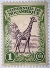 Travelstamps  1937 Mozambique Company  Stamps Scott  175 Giraffe Mognh