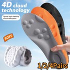 4d Memory Cloud Technology Insole - Super Soft Ultra Comfort Insoles Foam Sport
