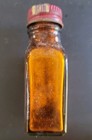 Vtg Apothecary Pharmacy medicine Brown Glass Empty Codeine  Bottle