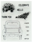 Truck   Sayings Clear Stamp   Die Set By Recollections 695514 New 