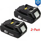 2pack 18v 3 0 Ah Battery For Makita Bl1815 Lithium-ion Bl1830 Bl1835 Bl1840 New