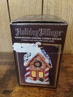 Vintage Holiday Village Candy House Candle Holder 1986 Ceramic W  Box