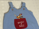 2000 Y2k Vtg Disney Winnie The Pooh Tigger Baseball Romper 24m Boy Having A Ball