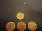 Lot Of 6 Vintage Arcade Casino Tokens - 5x Eurocoins 1x Ballys Aladdins Castle