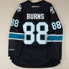 Reebok Nhl San Jose Sharks Brent Burns 88 Jersey Black Xl Hockey Alternate