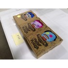 Zuru Fuggler Plush Set 3 Hairy Fuggs Limited Edition Blue Purple New Boxed