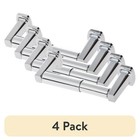 Wall Mounted Chrome Tissue Holder Zinc Alloy Easy Change Toilet Paper Storage Us