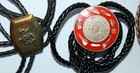 Southwestern 5 Fashion Costume Leather Bolo Tie Lot Rbt21