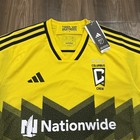 Adidas Mls Columbus Crew 24-25 Home Authentic Soccer Jersey Men   s Large Jl5836